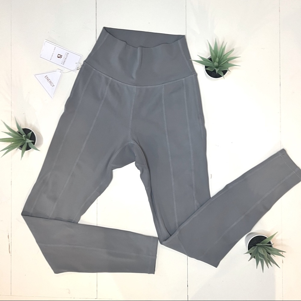 NWT Buffbunny Grey High Waist Compression Workout Legging